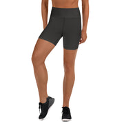 Shorts de yoga en gris oscuro