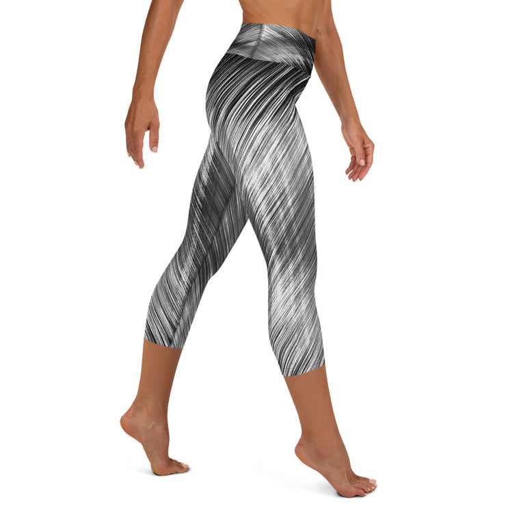 Skinny Zebra Yoga Capri Leggings