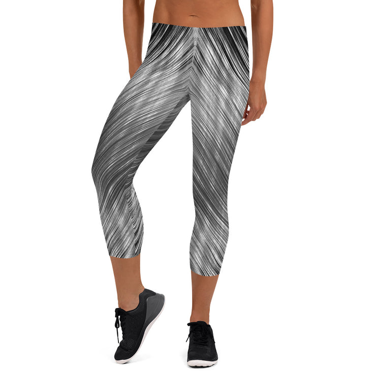 Skinny Zebra Capri Leggings