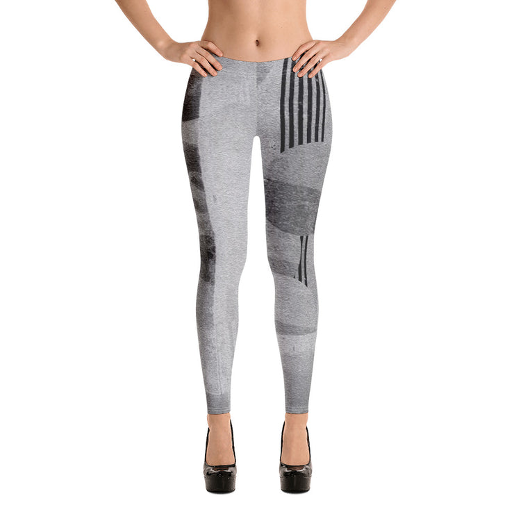 Streifen-Leggings