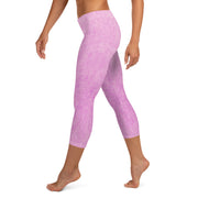 Powder Pink Capri Leggings