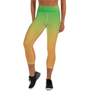 Sunburst Yoga Capri Leggings