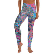 Leggings de pavo real para yoga