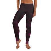 Legging noir rose foncé