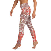 Leggings de yoga rouille