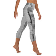 Legging Capri Yoga Rayas