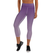 Purple Yoga Capri Leggings