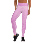 Leggings de yoga rose poudre