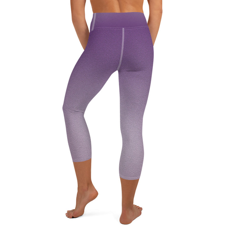 Purple Yoga Capri Leggings