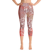 Legging capri de yoga rouille