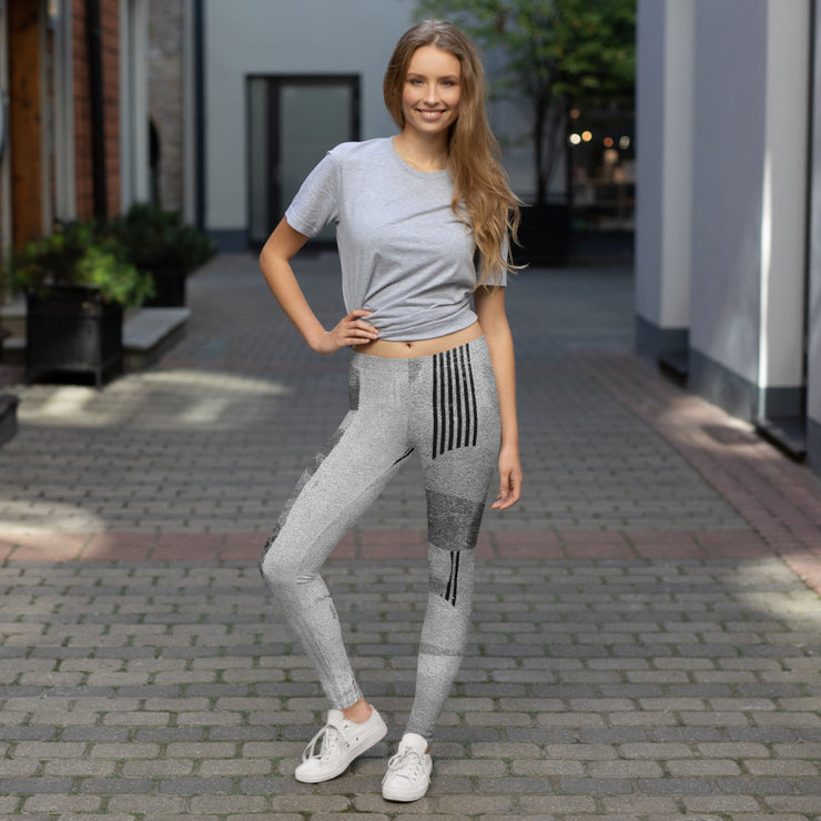 Streifen-Leggings