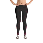 Leggings Negros Rosados ​​Oscuros