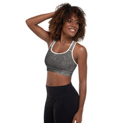 Smoke Padded Sports Bra