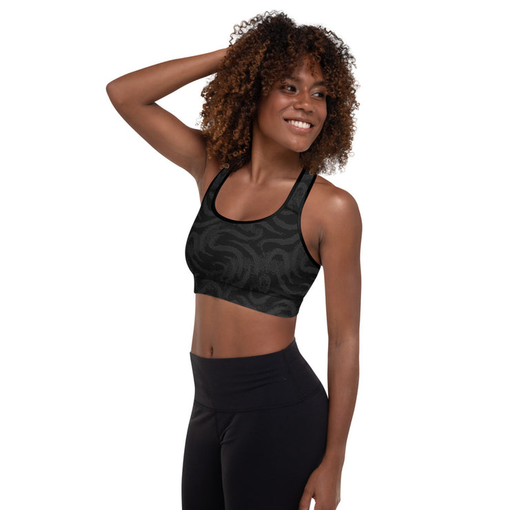 Swirl Padded Sports Bra