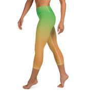 Sunburst Yoga Capri Leggings