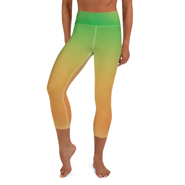 Legging Capri de yoga Sunburst