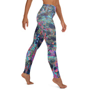 Leggings de pavo real para yoga