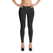 Leggings tourbillon noir