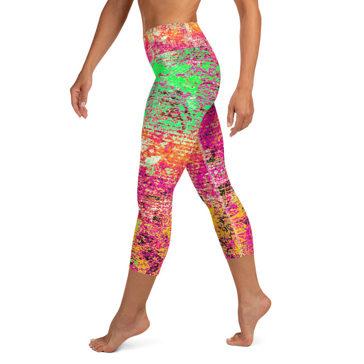 Beach Yoga Capri Leggings