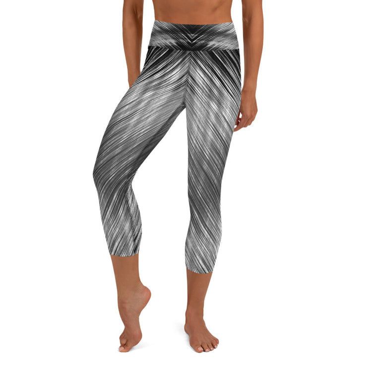 Dünne Zebra Yoga Capri Leggings