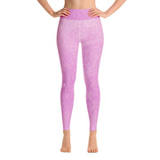 Leggings de yoga rose poudre