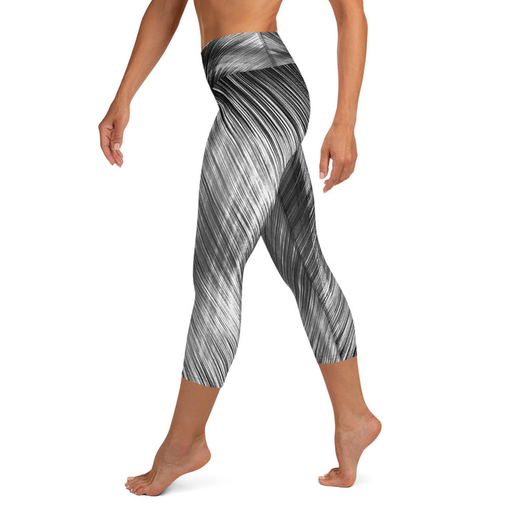 Dünne Zebra Yoga Capri Leggings