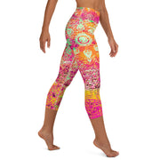 Beach Yoga Capri Leggings