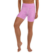 Powder Pink Yoga Shorts