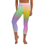 Leggings de yoga capri de poesía