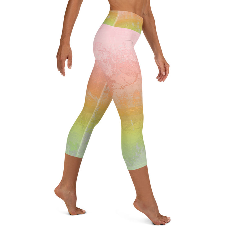 Apricot Dream Yoga Capri Leggings