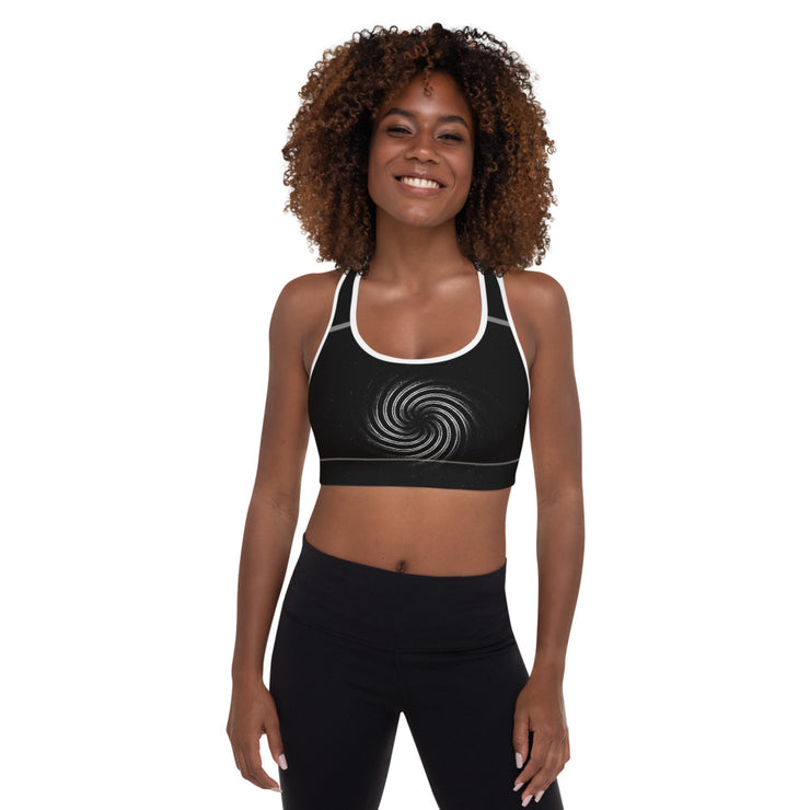 Sanctify Black Padded Sports Bra