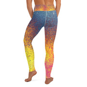 Blaue Ember Yoga Leggings