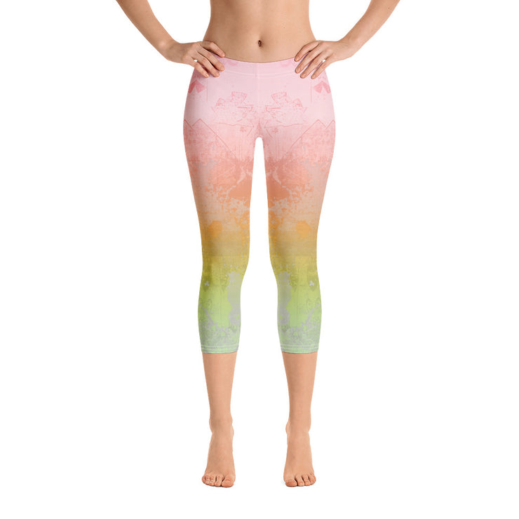 Aprikosen Traum Capri Leggings