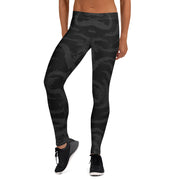 Leggings tourbillon noir