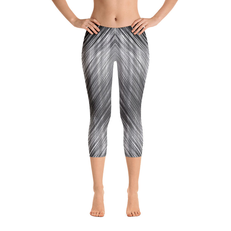 Skinny Zebra Capri Leggings