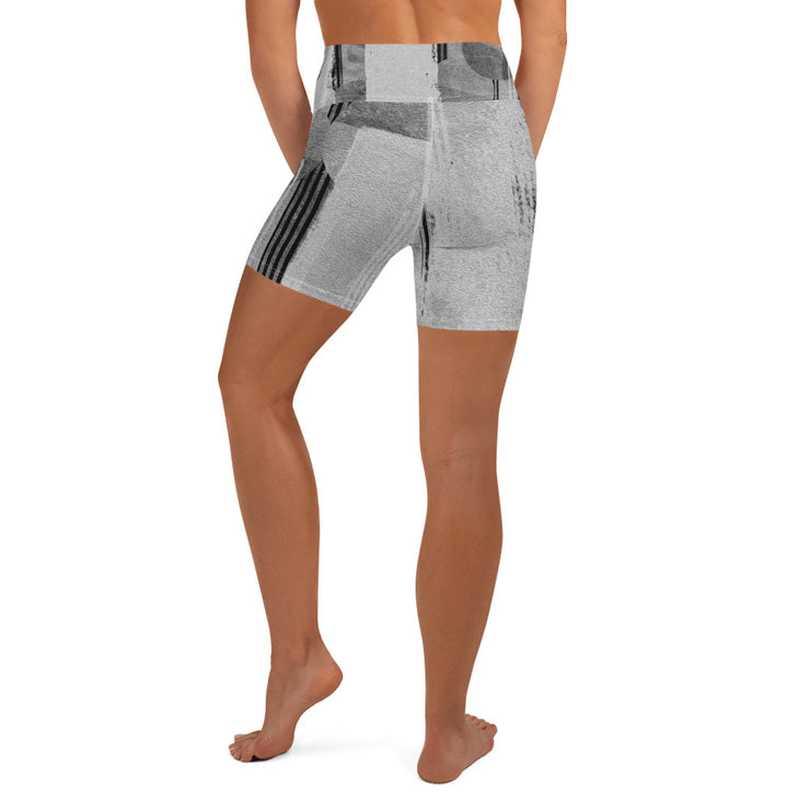 Streifen Yoga Shorts