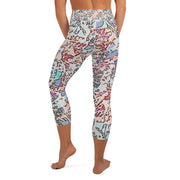 Cartoon Yoga Capri Leggings