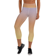 Lila verwelken Yoga Capri Gamaschen