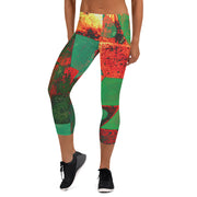 Flamme Capri-Leggings sind