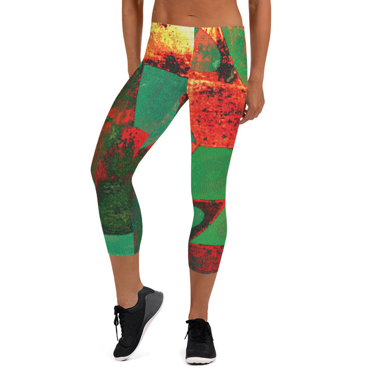 Flame Capri Leggings