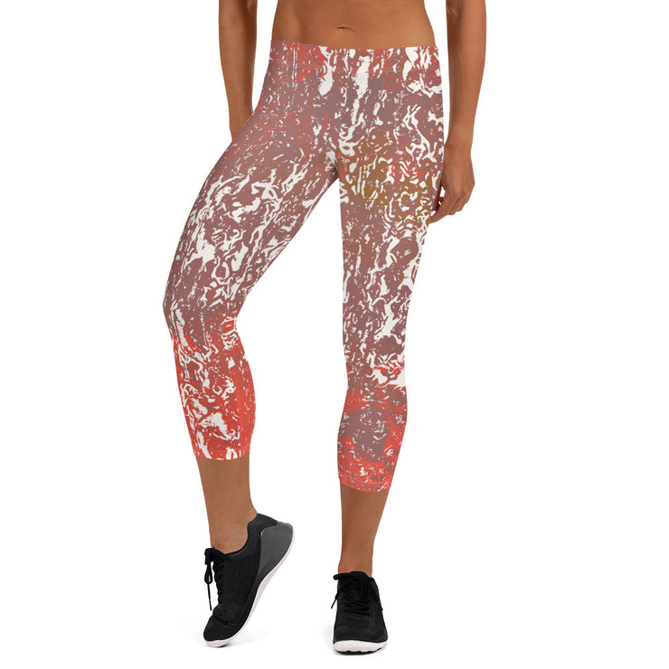 Legging Capri rouille